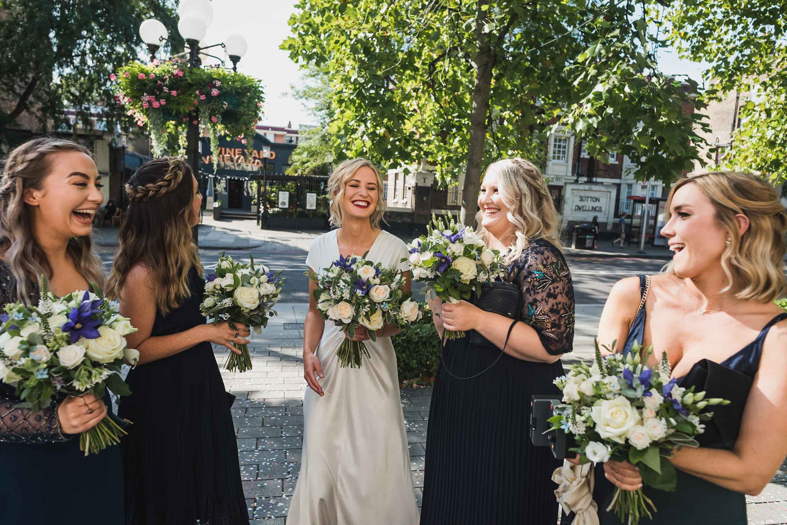 carine bea photography, islington hall wedding, bridesmaid