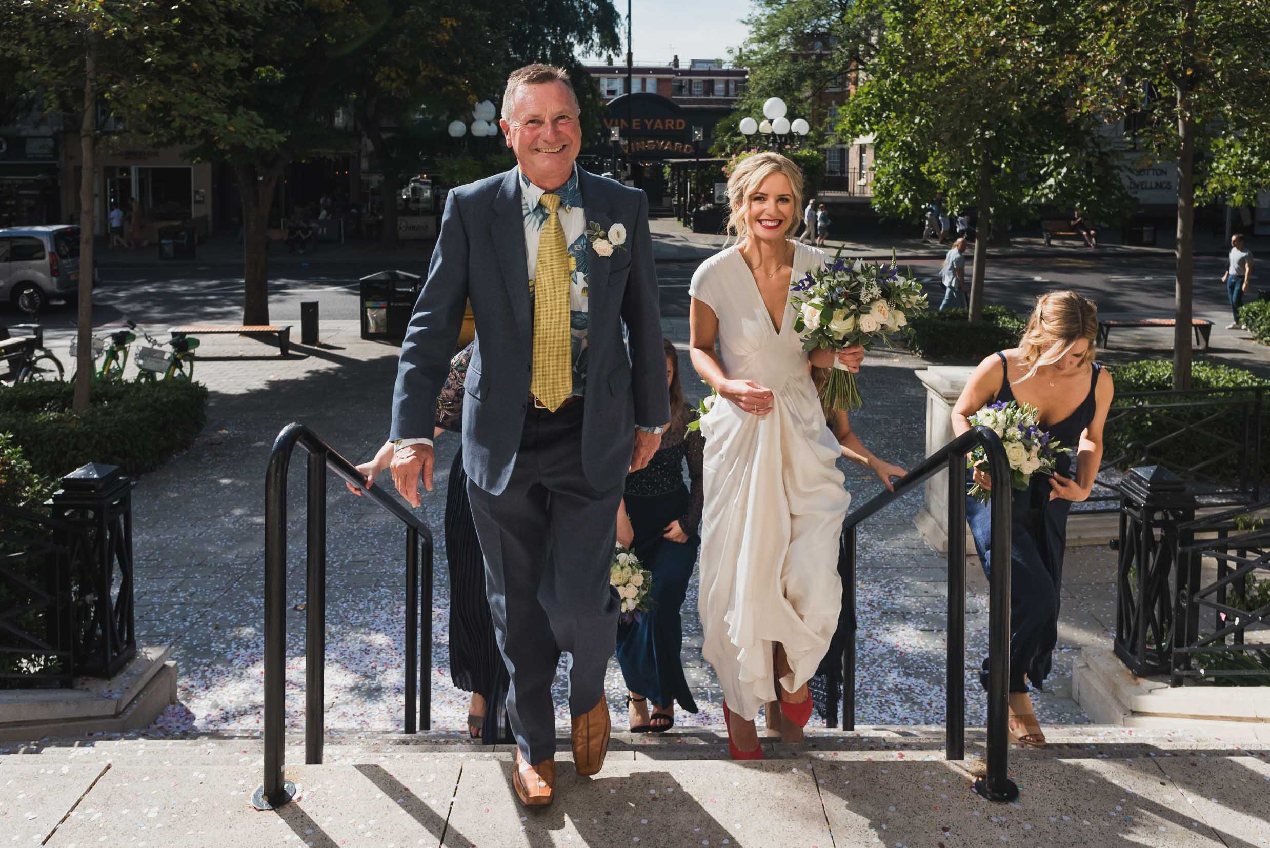 carine bea photography, islington hall wedding, father of the bride